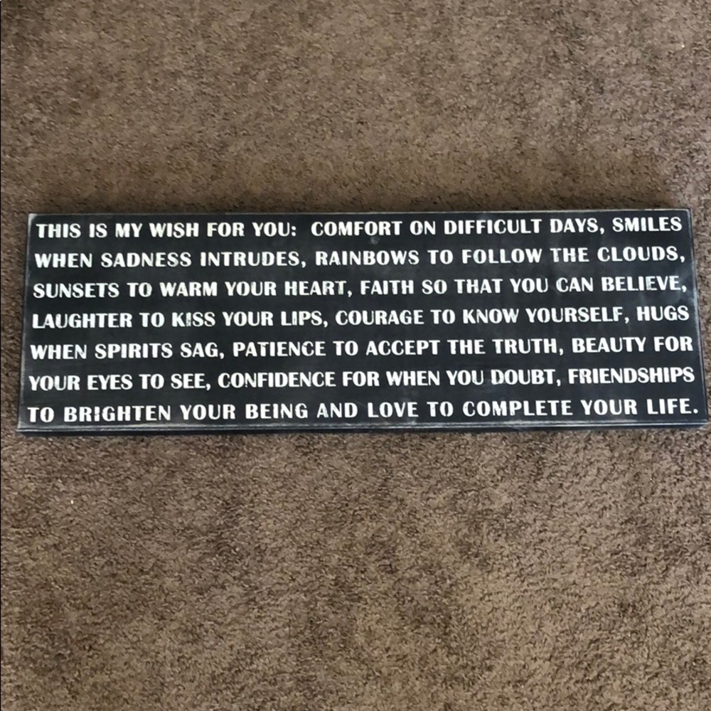 Wall Art | black & white painted decor